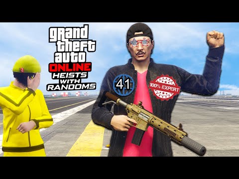 This Rank 40 "EXPERT" is HILARIOUS | GTA Online Heists With Randoms Ep. 16