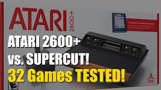 Atari 2600+ vs 32 Cartridges Tested (Supercut #1)