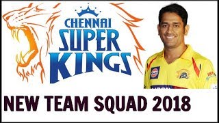 chennai super kings team 2018 IPL | csk team 2018 players list