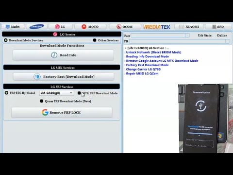 ✅️remove Google Account from LG K51 Via Download Mode MTK By Fast unlocker pro