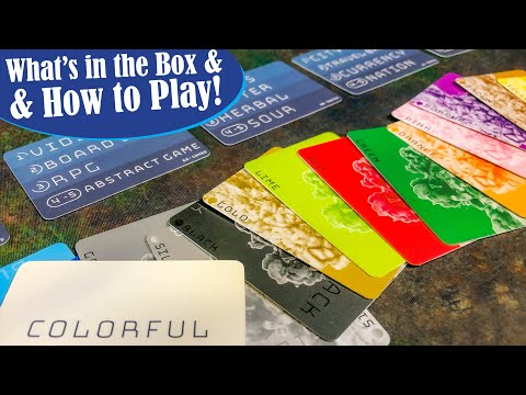 COLORFUL Card Game Unboxing & How to Play - Based on the Game MATCH ME!