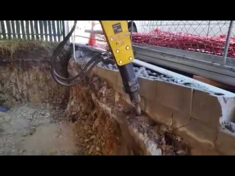 Mini Excavator with Hydraulic Breaker Indeco HP150