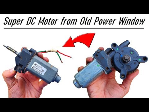 Do Not Throw Away your Car Power Window Motor 12v 10 Amps DC Motor Salvage DIY
