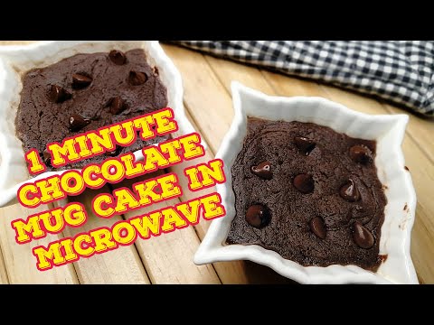 1 Minute Chocolate Mug Cake in Microwave by Perfect Bite with Areebah