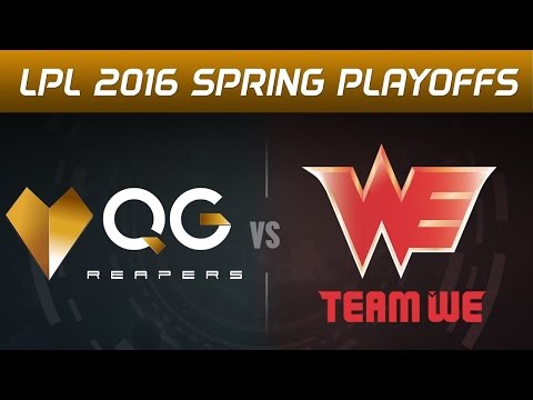 LOL QG vs WE Game 3 Highlights - LPL SPRING 2016 PLAYOFFS 3rd Place - Qiao Gu Reapers vs Team WE