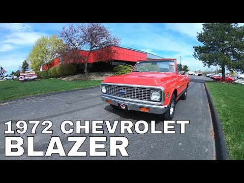 1972 Chevrolet Blazer For Sale