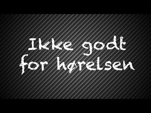 Stenwaii DK - Ikke godt for hørelsen (Official Video) Full HD