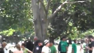preview picture of video 'RE: Hemp rally 2009 Washington D.C. (Woman confronts cop busting innocent smokers)'
