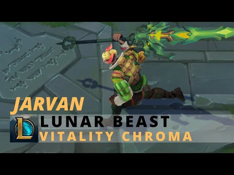 Lunar Beast Jarvan Vitality Chroma - League of Legends