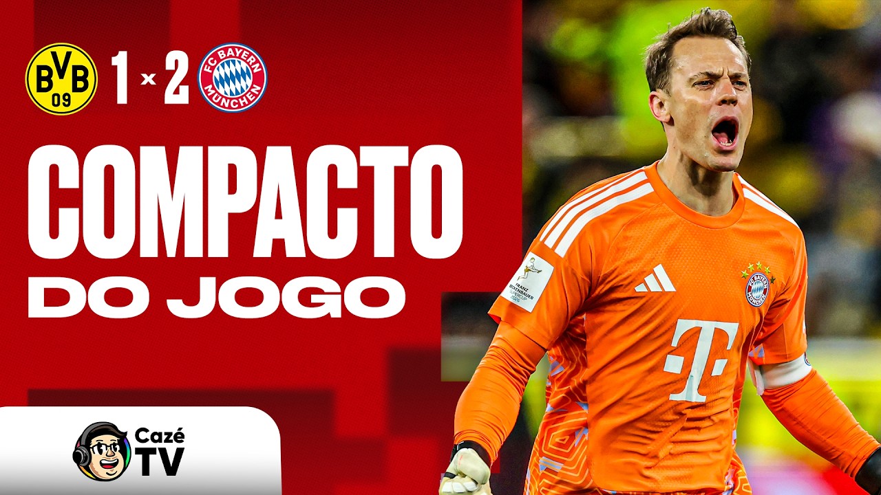 COMPACTO: BORUSSIA DORTMUND 1 X 2 BAYERN DE MUNIQUE | SUPERCOPA DA ALEMANHA 2026