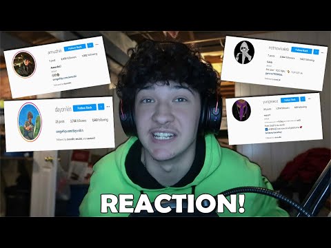 REACTING TO UNDERGROUND ARTISTS THAT FOLLOW ME! (Amuzhi, Dayonikin, Reece, And Kaleb)