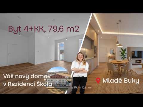 Prodej bytu 4+kk 79 m2, Mladé Buky