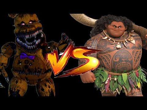 Fredbear VS Maui Song You're Welcome y break my mind
