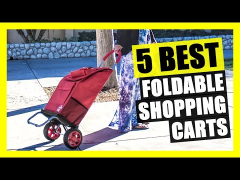TOP 5: Best Foldable Shopping Cart | Sturdy and Durable Construction