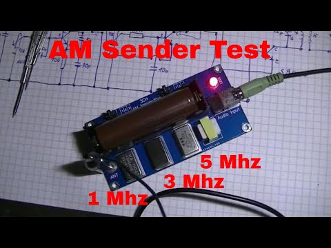 AM Transmitter 1 3 5 Mhz Rechteck Signal am Oszilloskop mit Radios - eflose #1084