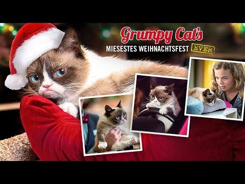 Grumpy Cat - Santa Clip