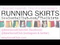 Upcycled Running Yoga Pilates Bicycle Riding SKIRTS By New Social Club
