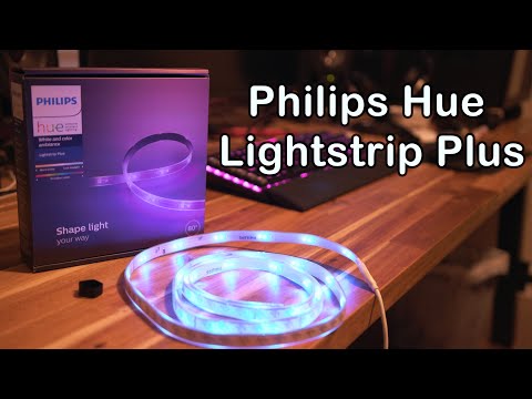 „Philips Hue“ | Šviesos juostelė | „Hue Baltas“ ir spalvų aplinka | 37,5 W | Baltas ir spalvota šviesa video