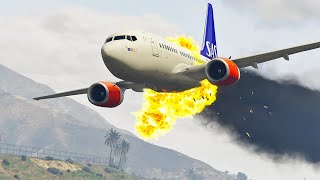 Misadventures of Airplane Pilots and Anarchy in the Air - GTA 5 | Plane Disasters