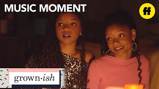 grown-ish | season 1, episode 7 music: chloe x halle - &quot;down&quot; | freeform