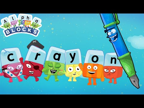 National Crayon Day | Learn to Read | @officialalphablocks