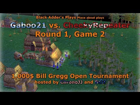 Bill Gregg Open Tournament, R1 - Gaboo21 vs. CheekyRepeater, Game 2 - Age of Mythology: The Titans