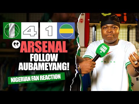 NIGERIA 4-1 GABON ( Henry - NIGERIAN FAN REACTION) - 2026 FIFA WORLD CUP QUALIFIER.