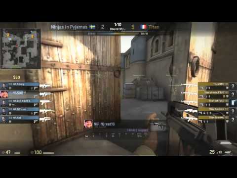 Titan vs NiP [de_dust2] CS:GO ESEA 2014