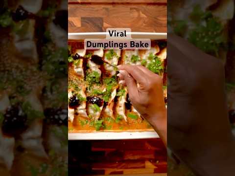 Viral dumpling bake! The easiest dinner!