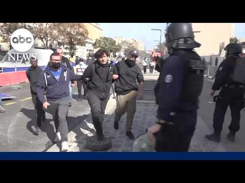 Hundreds of French schools closed amid student protests