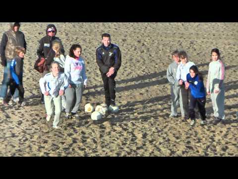 DWO Meiden - Strandtraining  januari 2012