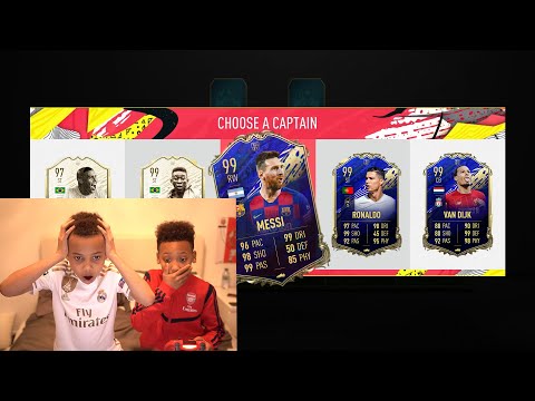 8 YEAR OLD KID vs 9 YEAR OLD 194 FUT DRAFT!! FIFA 20