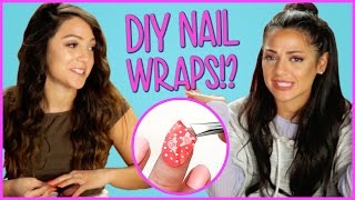 DIY Nail Wraps?! | Niki And Gabi DIY or DI-Don't