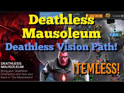 MCOC - Deathless Mausoleum (Part 2) - Deathless Vision Path and Deathless Thanos Boss - Itemless
