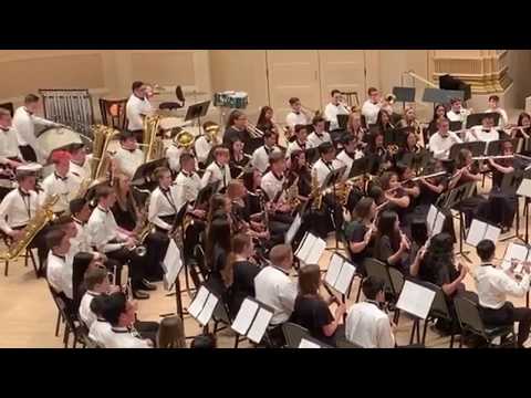 Santiago BOSS 3/13/2019 Carnegie Hall (Combined Concert and Symphonic Bands)