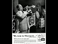 GENE KRUPA, BUCK CLAYTON, PEE WEE RUSSELL 1960 / JACK PLAYS BIX / LOUIS for Rheingold / BRAD GOWANS