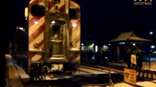 preview picture of video 'Grayslake Metra Station, By Night and by Day'