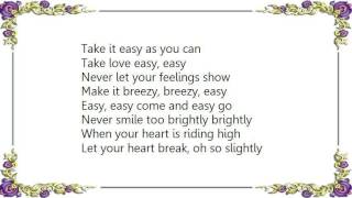 Bobby Short - Take Love Easy Lyrics