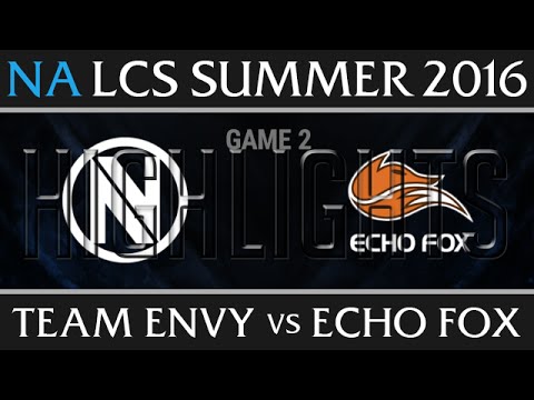 Team Envy vs Echo Fox Game 2, NA LCS Week 9 Day 3 Summer 2016, NV vs FOX G2