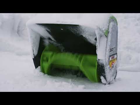 Аккумуляторная снегоуборочная лопата Greenworks G40SS30K2 2600807UA