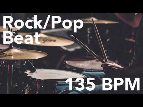 🤘 🥁 Rock/Pop Basic Beat 135 BPM