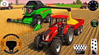 Tractor Farming Simulator 3d | Morden Tractor Trolley Simulator Gameplay | #games 