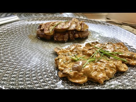 Filet de boeuf Rossini  et poêlée de champignons