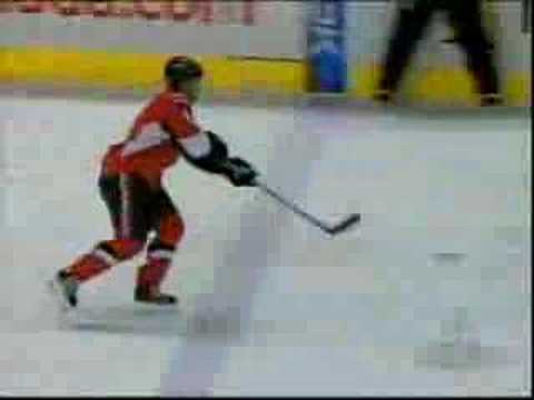 Robataille goal 1/2 vs Lightning - Jan 5/08