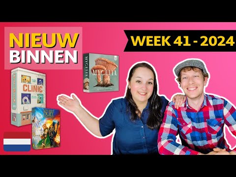 Nieuw binnengekomen bordspellen! - Week 41, 2024