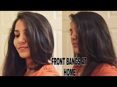 How To Cut Your Own Perfect Side Swept Bangs @Home |...