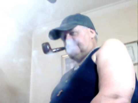Smoking, My Dream, Great, Chacom, Straight, Pipe Tobacco; with Dark Blue TShirt of Surf