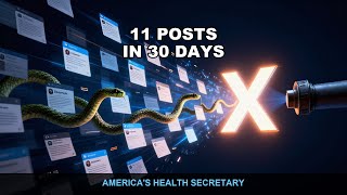 RFK Jr Posted 11 Times in 30 Days — Almost All Snakes