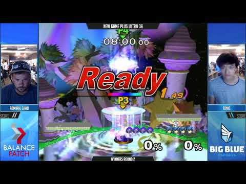 NGPU 36 SSBM - Admiral Zhao (Samus) vs. Tonic (Marth) - Melee WR3