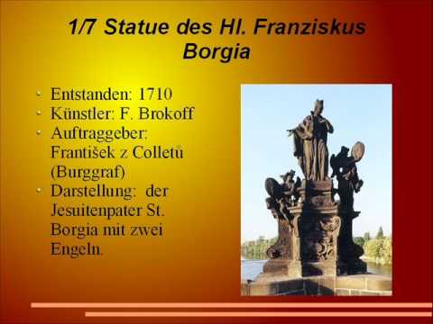 Statuen auf der Karlsbrücke - statues on Charles Bridge